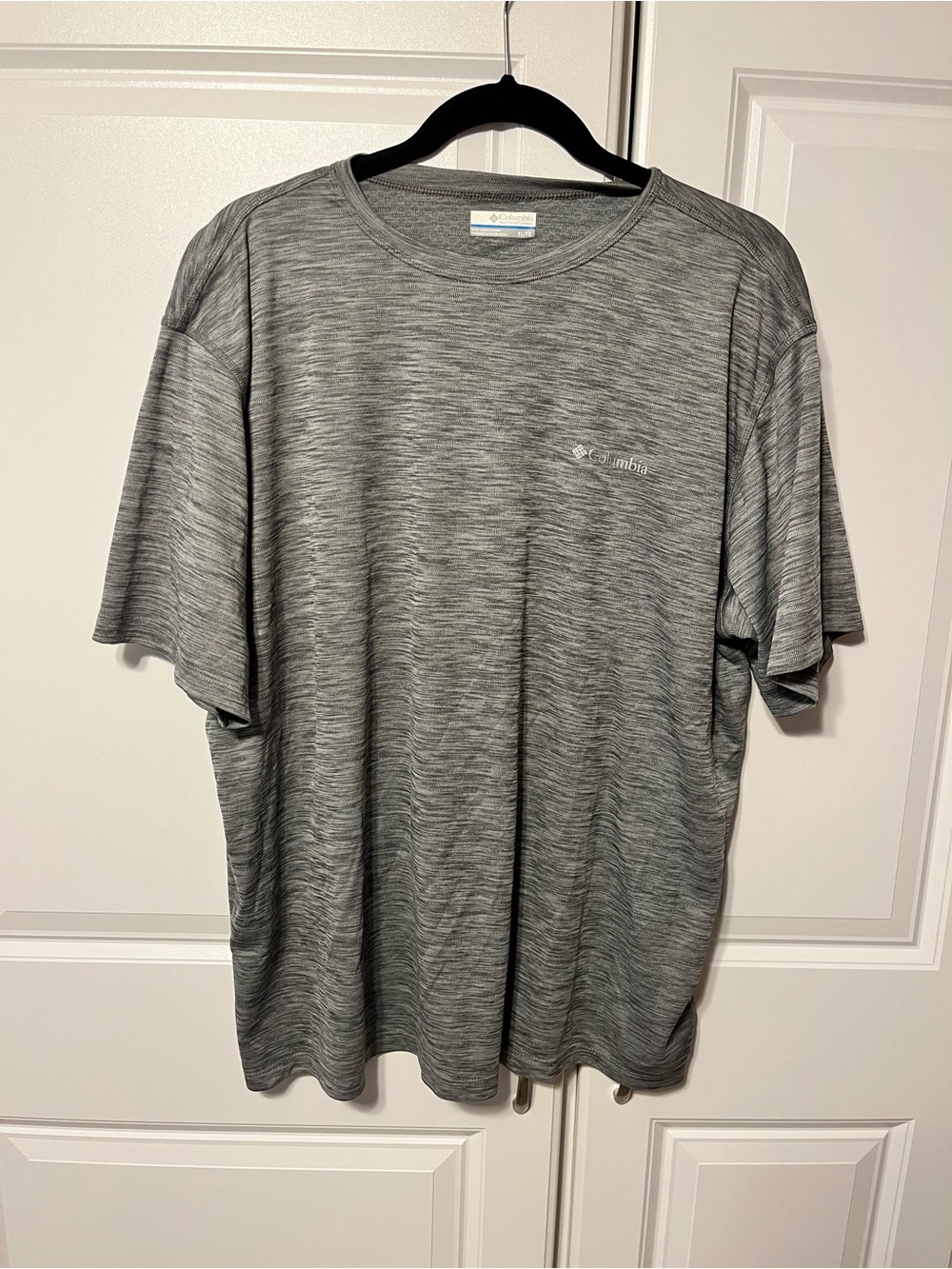 Columbia Men’s Gray Heather Short-Sleeve Performance Tee-XL